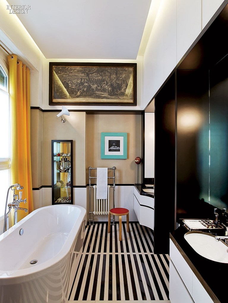 amenajare baie mica si eleganta