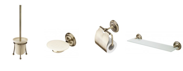 set accesorii baie retro