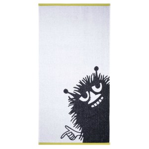 Prosop-de-baie-MOOMIN-alb-negru-70x140