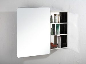 Dulap depozitare baie cu oglinda culisanta